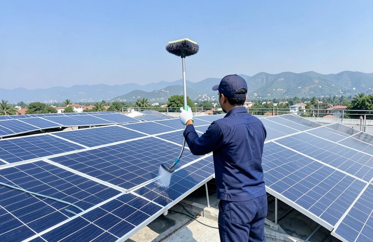 Solar Panel Cleaning in Dehradun